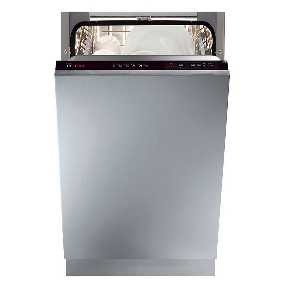 CDA WC432 Slimline Integrated Dishwasher