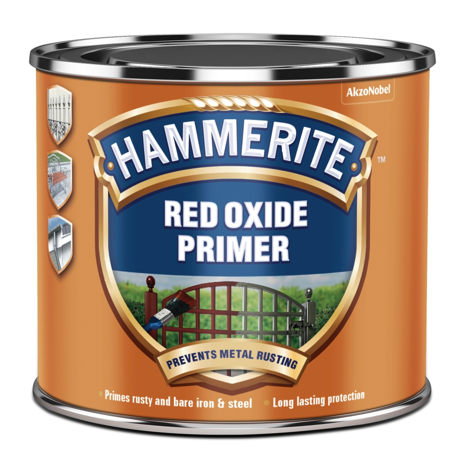 Hammerite Metal Primer Red Oxide 500ml Homebase