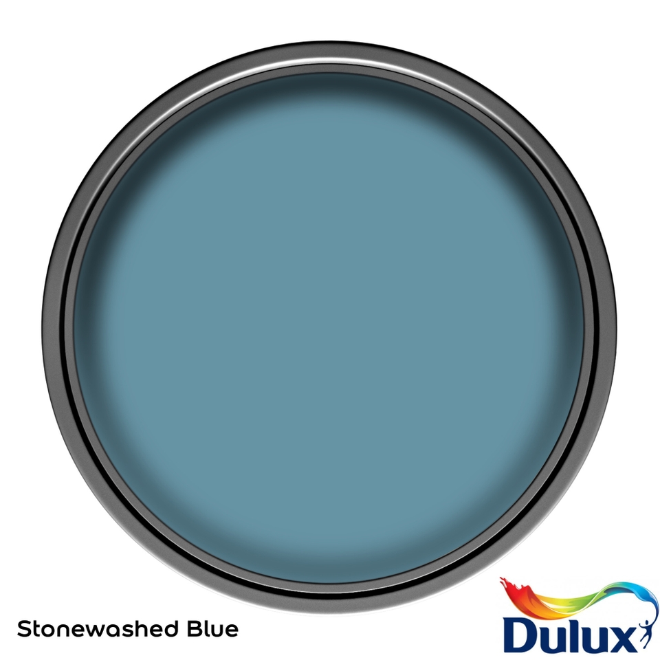 Dulux Easycare Kitchen Stonewashed Blue Matt Paint 2.5L Homebase