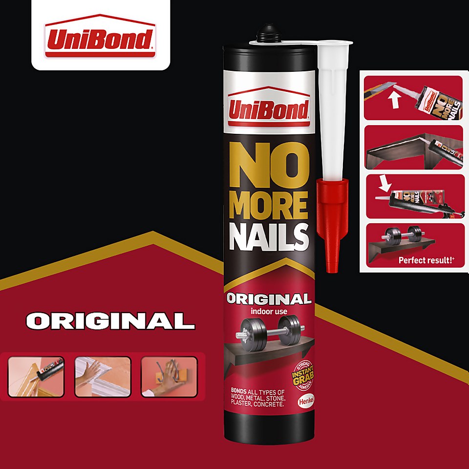 UniBond No More Nails Original Grab Adhesive Cartridge 365g