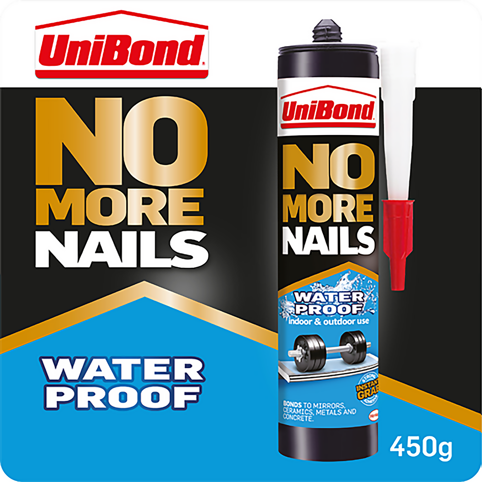 UniBond No More Nails Grab Adhesive Cartridge Waterproof 450g
