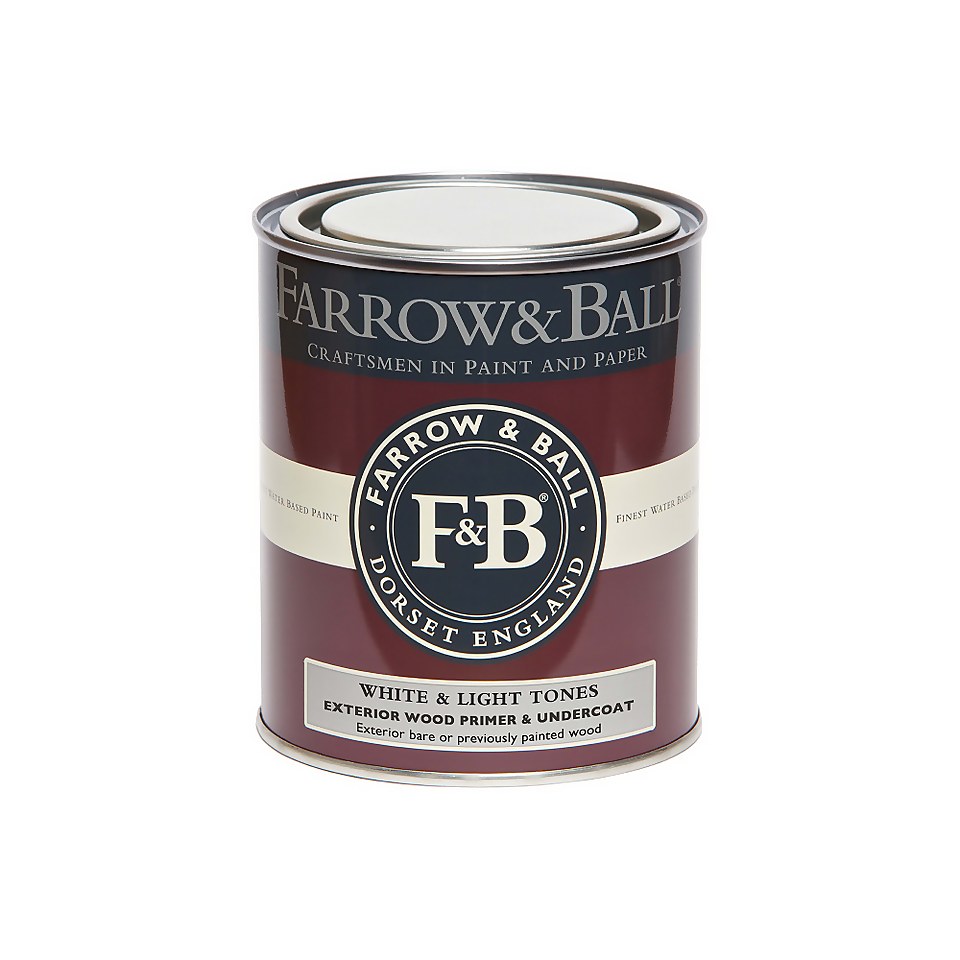 Farrow & Ball Primer Exterior Wood Primer & Undercoat - 750ml