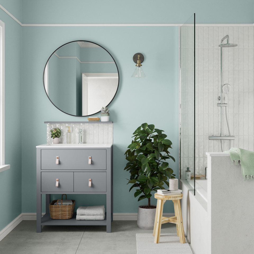 Dulux Silk Emulsion Paint Mint Macaroon - 2.5L | Homebase