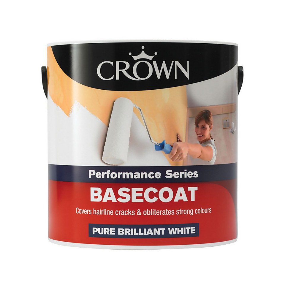 Crown Matt Basecoat Paint Pure Brilliant White - 2.5L