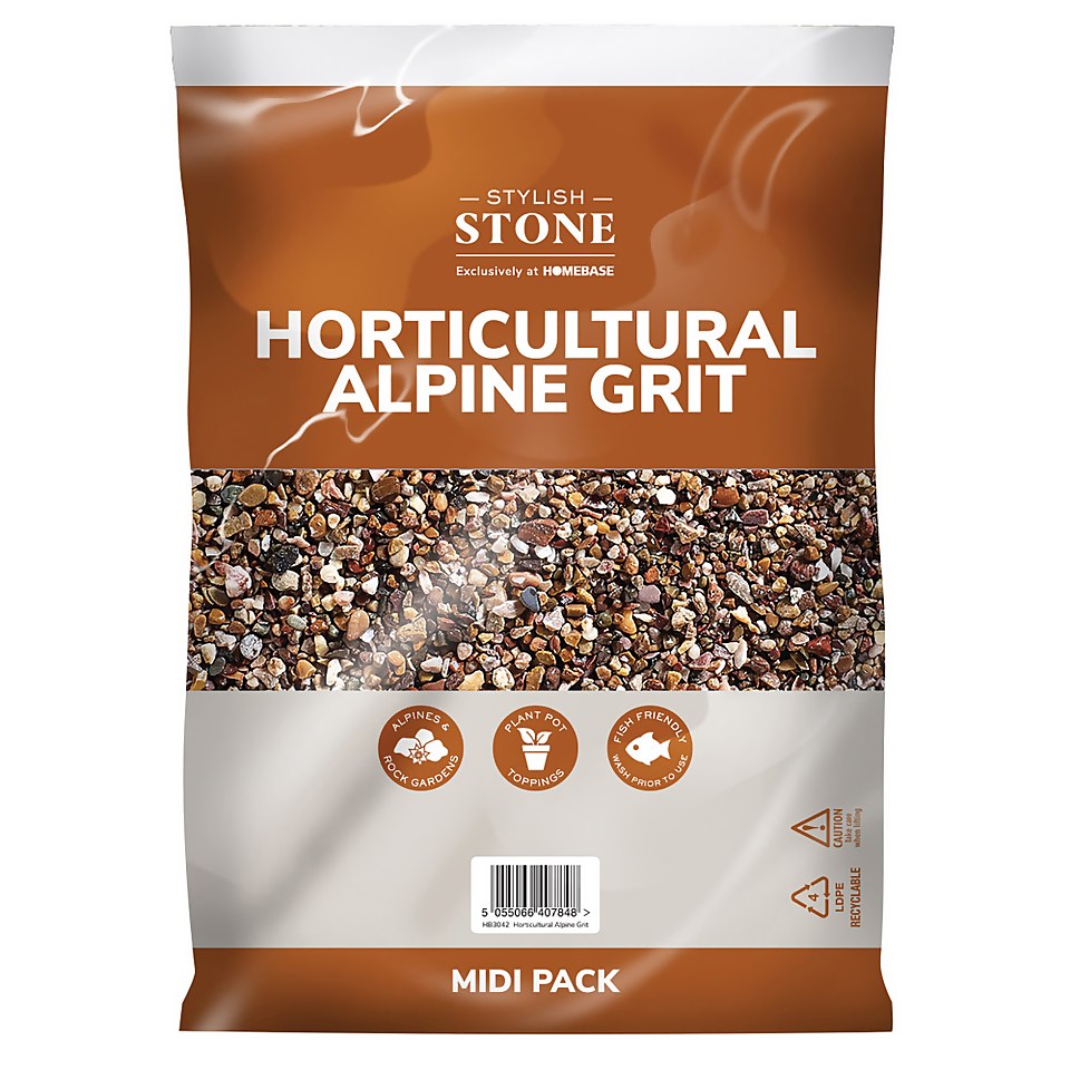 Stylish Stone Horticultural Alpine Grit - Midi Pack - 9kg