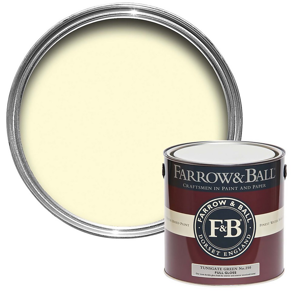 Farrow & Ball Full Gloss Paint Archive Collection: Tunsgate Green - 2.5L