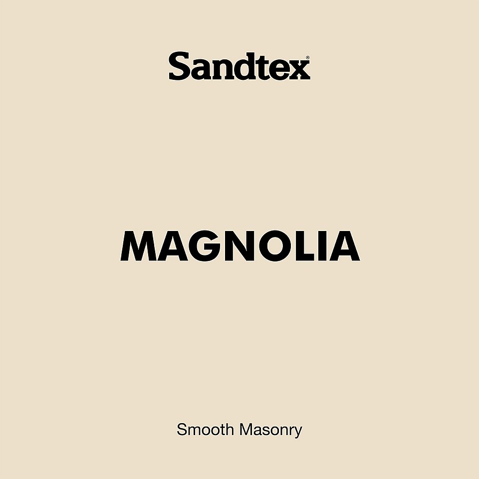 Sandtex Ultra Smooth Masonry Paint Magnolia - 5L