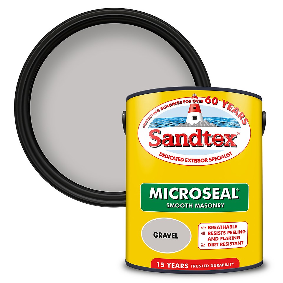 Sandtex Ultra Smooth Masonry Paint Gravel - 5L