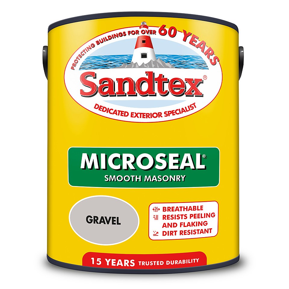 Sandtex Ultra Smooth Masonry Paint Gravel - 5L