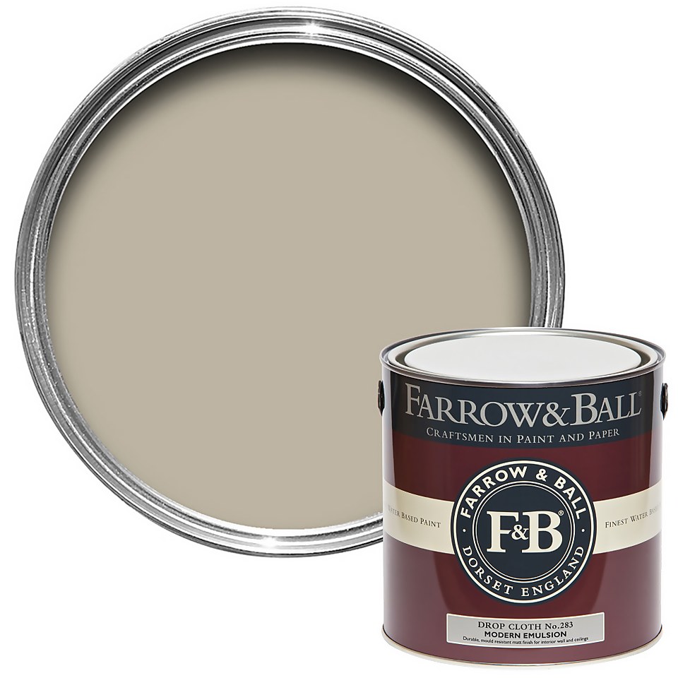 Farrow & Ball Modern Matt Emulsion Paint Drop Cloth - 2.5L