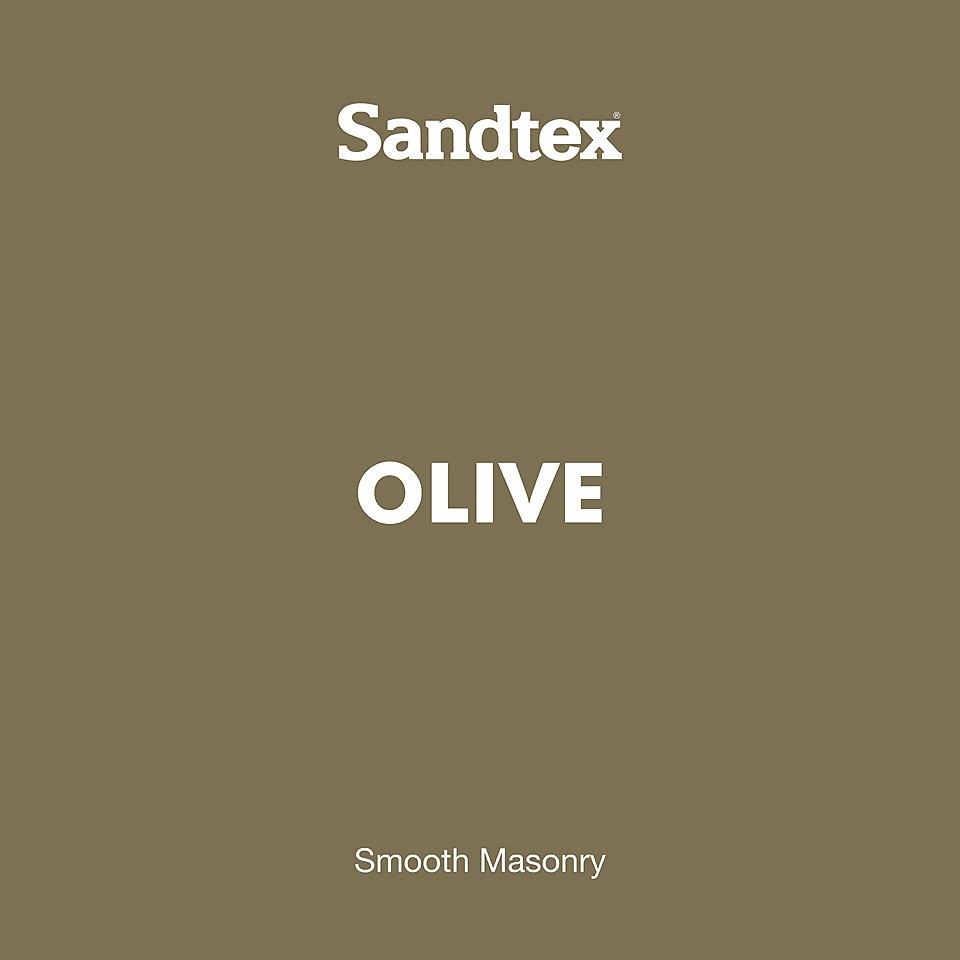 Sandtex Ultra Smooth Masonry Paint Olive - 5L