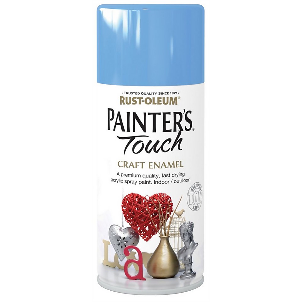 Rust-Oleum Painters Touch - Craft Enamel Spray Paint Tranquil Blue - 150ml