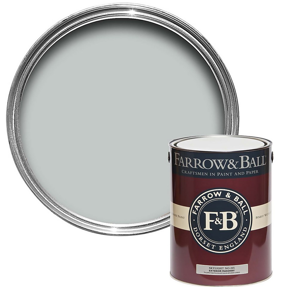 Farrow & Ball Exterior Masonry Paint Skylight No.205 - 5L