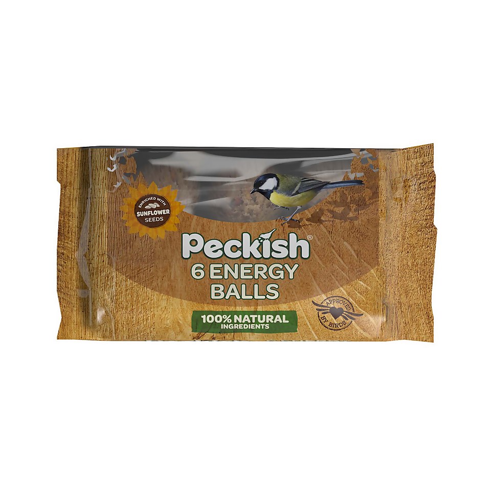 Peckish Natural Balance Energy Balls for Wild Birds - 6 Pack