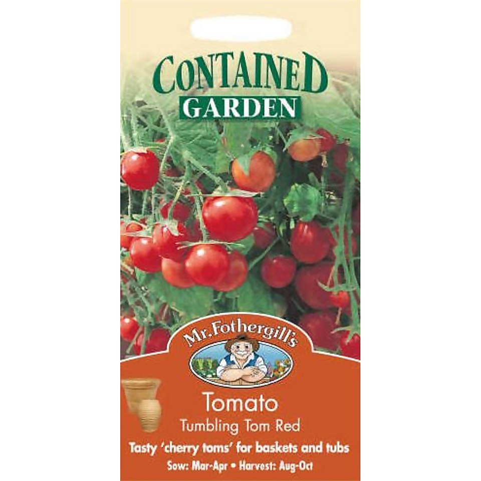 Mr. Fothergill's Tomato Tumbling Tom Red (Lycopersicon Lycopersicum) Seeds