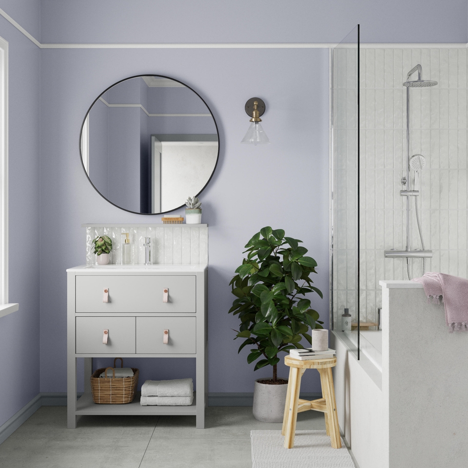 Dulux Matt Emulsion Paint Lavender Quartz - 2.5L | Homebase