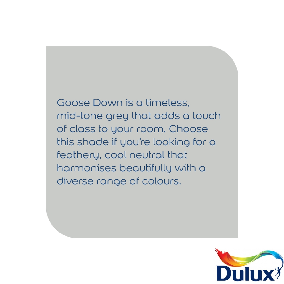 Dulux Matt Emulsion Paint Goose Down - 2.5L