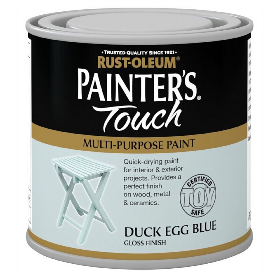Rust-Oleum Painters Touch Duck Egg Blue Gloss - 250ml
