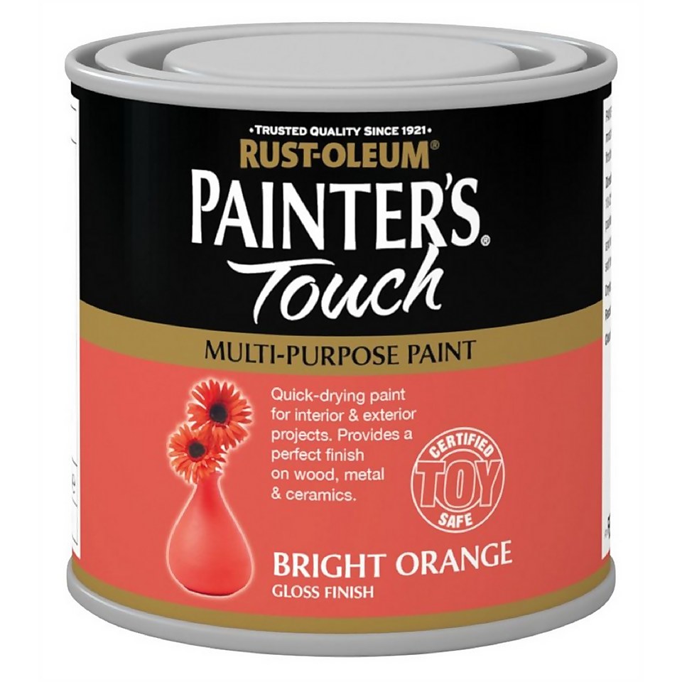 Rust-Oleum Painters Touch Bright Orange Gloss - 250ml