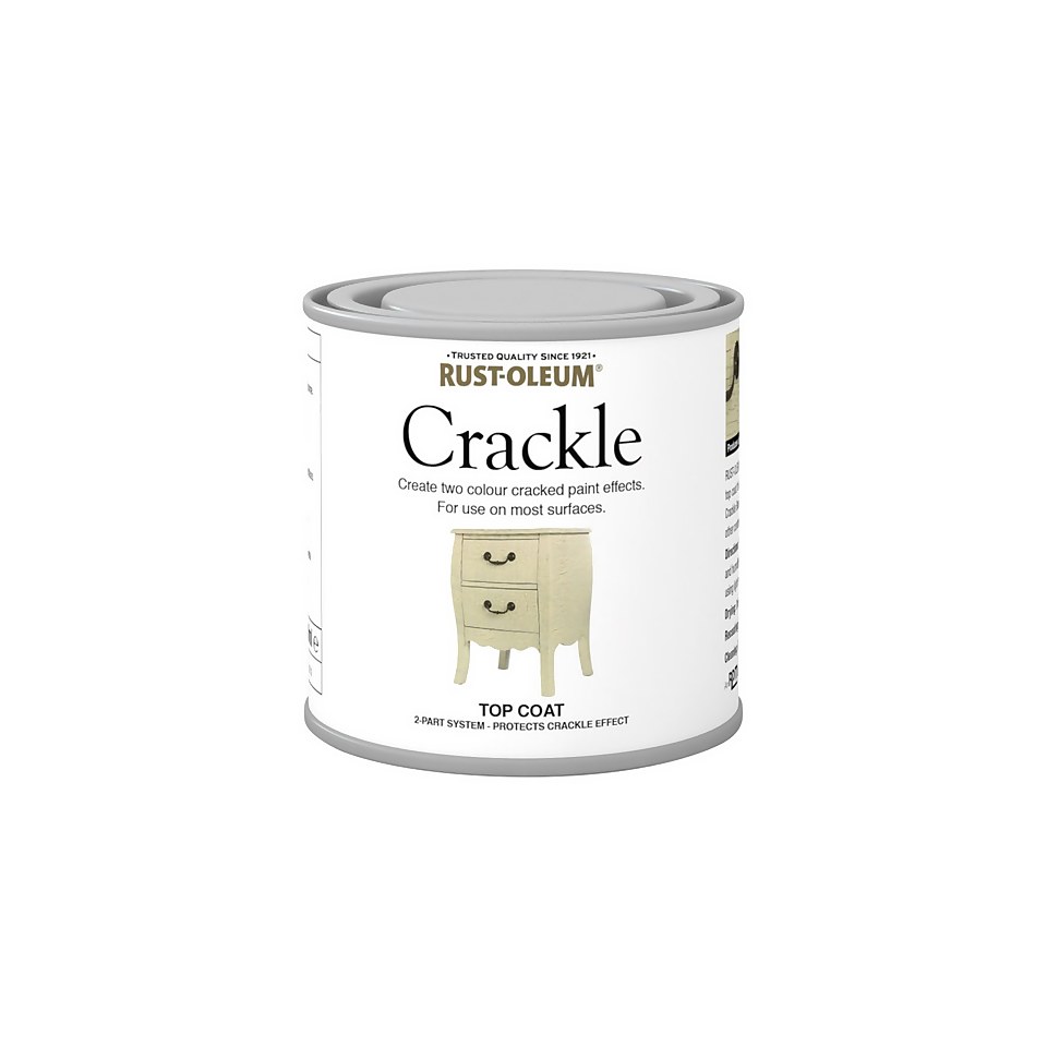 Rust-Oleum Crackle Topcoat - 250ml