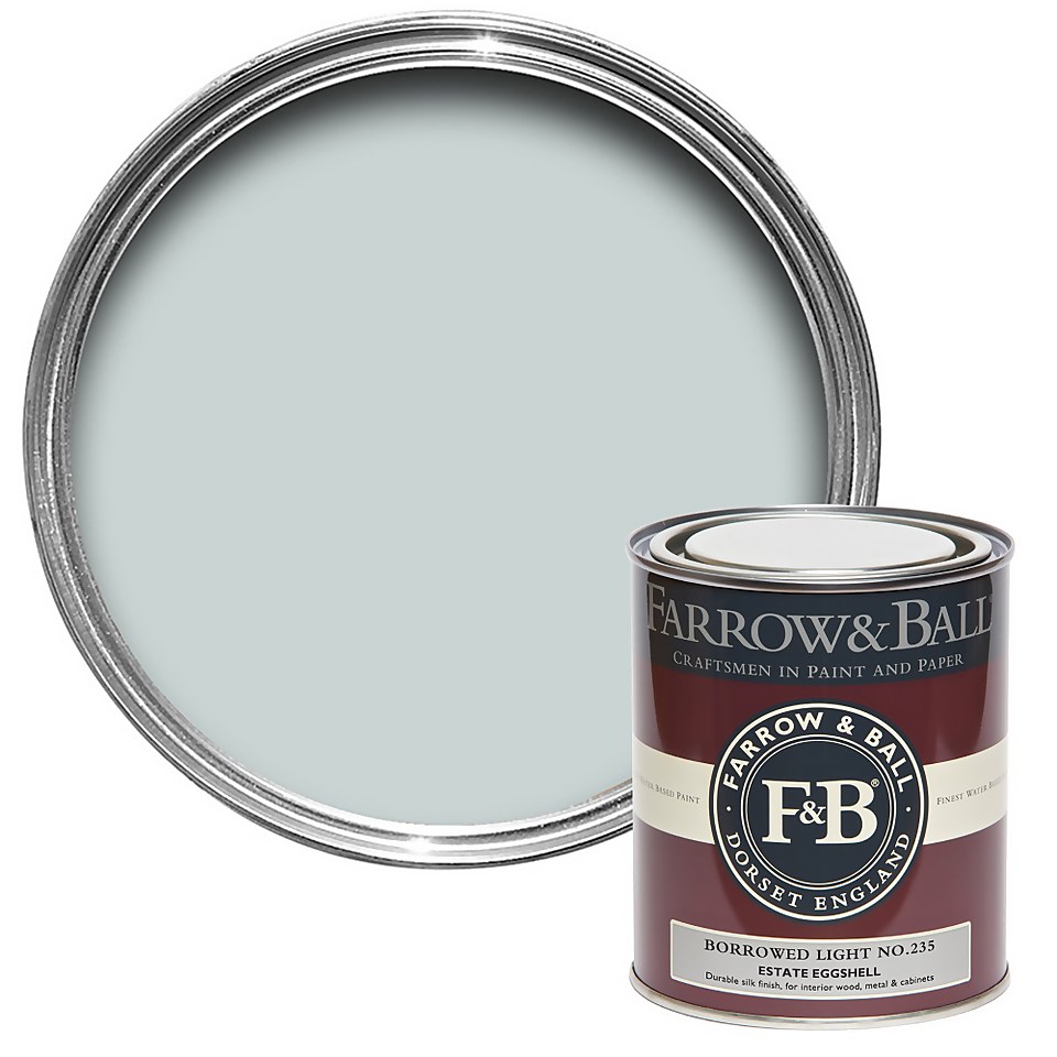 Farrow & Ball Estate Eggshell Paint Borrowed Light No.235 - 750ml