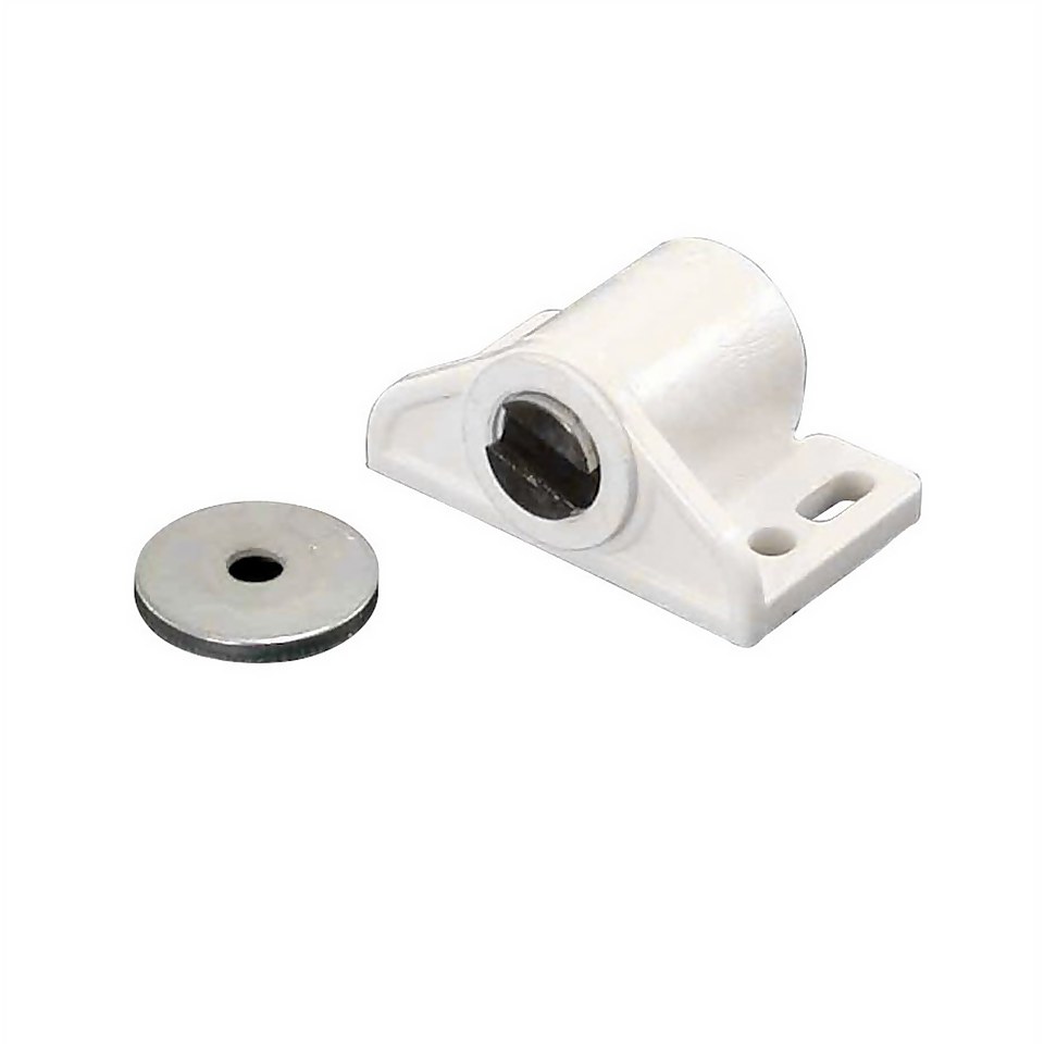 Magnetic Catch - White - 33 x 26 x 17mm - 2 Pack