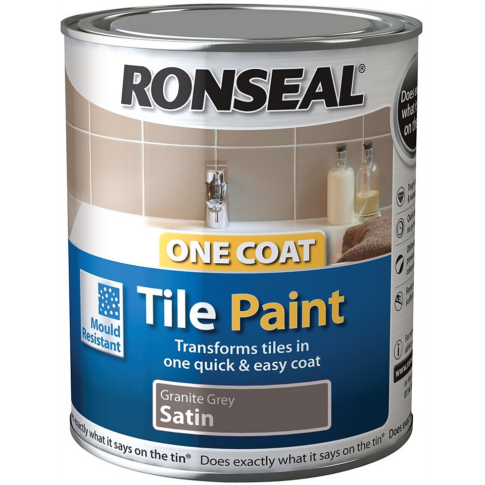 Ronseal Granite - One Coat Tile Paint - 750ml
