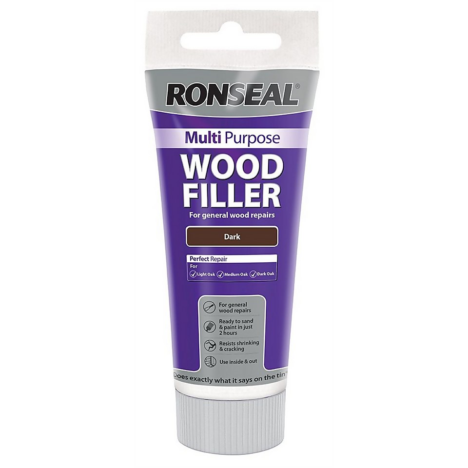 Ronseal Multipurpose Wood Filler Tube - Dark - 325g