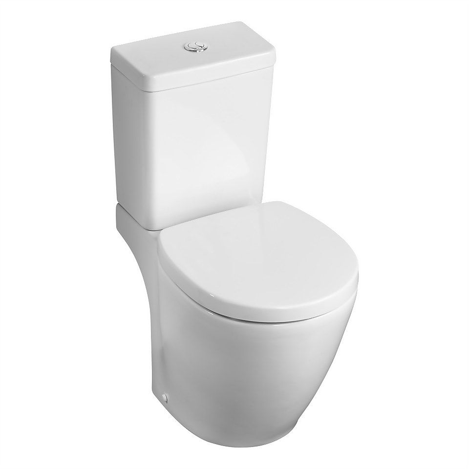 Ideal Standard Senses Space Close Coupled Toilet - Exposed