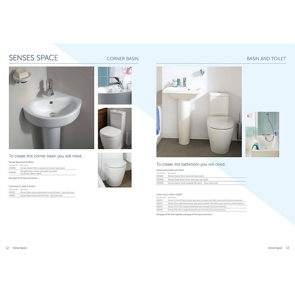 Ideal Standard Senses Space Close Coupled Toilet - Exposed