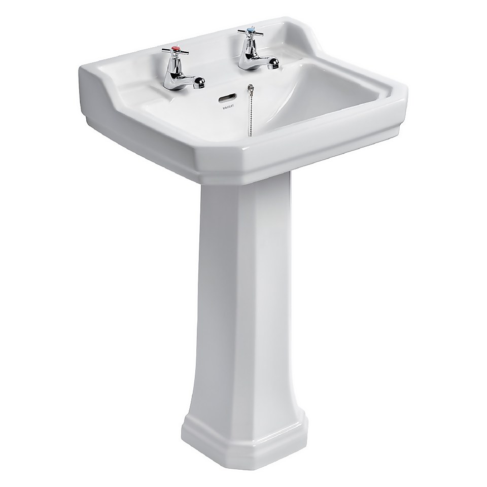 Ideal Standard Waverley Classic Pedestal Basin - 560mm