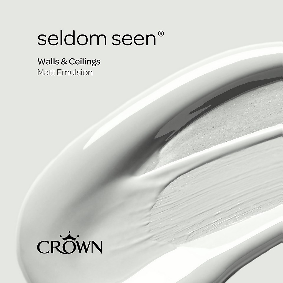 Crown Breatheasy Matt Standard Emulsion Paint Seldom Seen - 5L