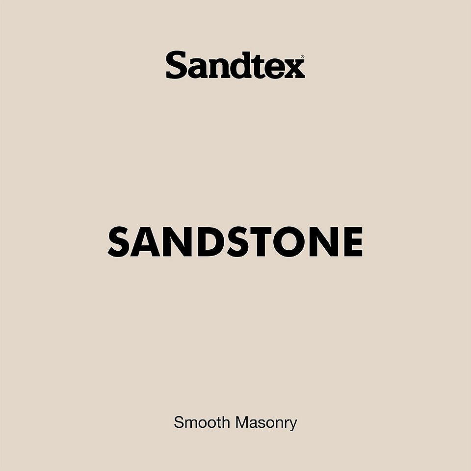 Sandtex Microseal Smooth Masonry Paint Sandstone - 150ml