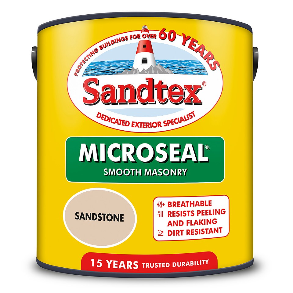 Sandtex Ultra Smooth Masonry Paint Sandstone - 2.5L