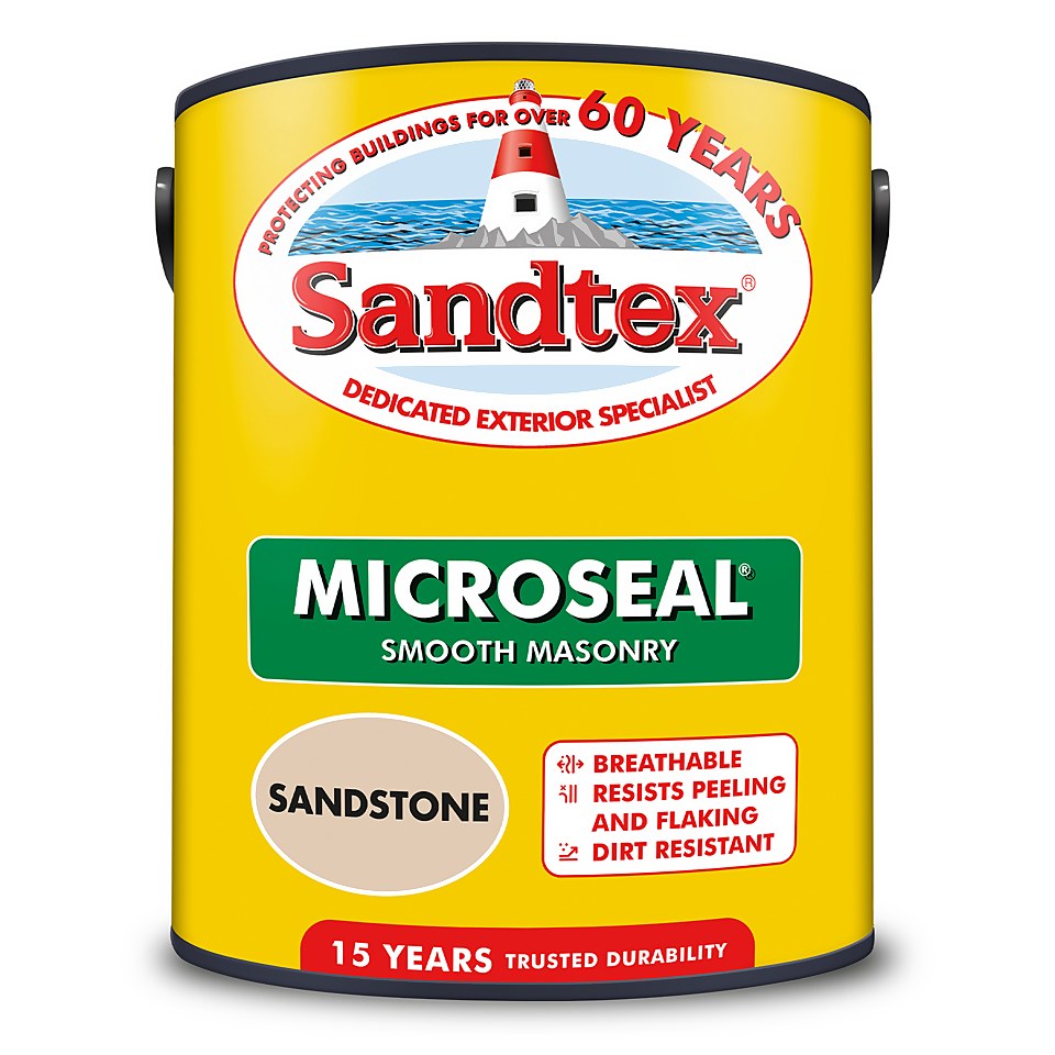 Sandtex Ultra Smooth Masonry Paint Sandstone - 5L