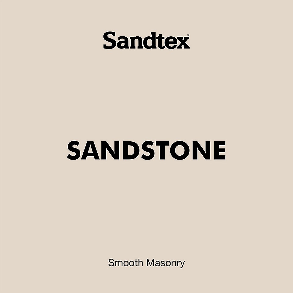 Sandtex Ultra Smooth Masonry Paint Sandstone - 5L
