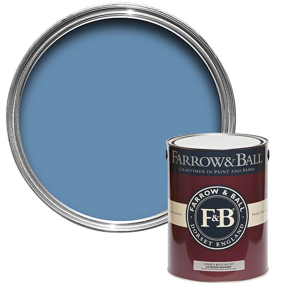 Farrow & Ball Exterior Masonry Cook's Blue No.237 - 5L