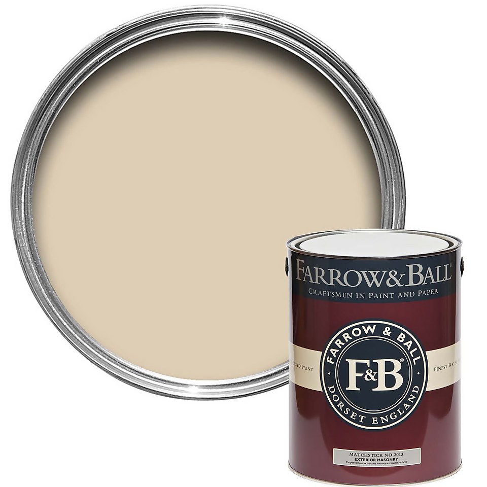 Farrow & Ball Exterior Masonry Paint Matchstick No.2013 - 5L