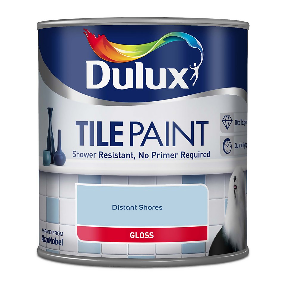 Dulux Tile Paint Gloss Distant Shores - 600ml