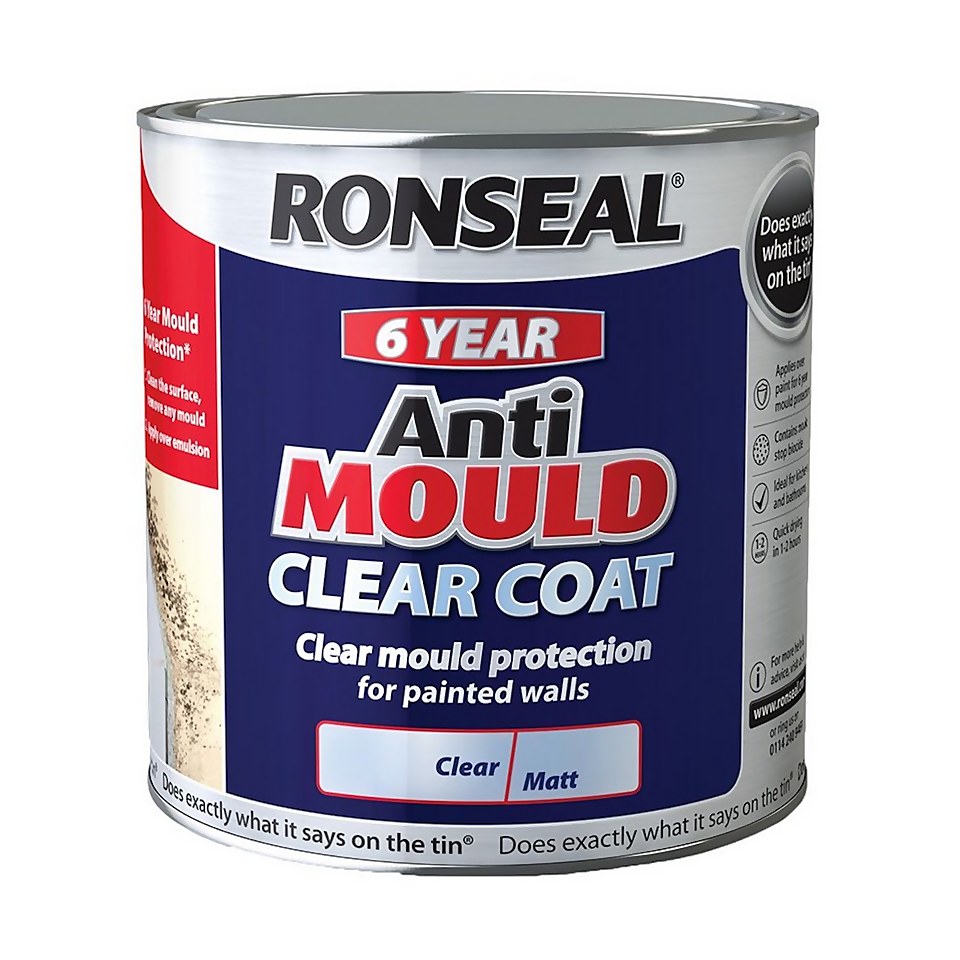 Ronseal Anti Mould Clear Coat 2.5L