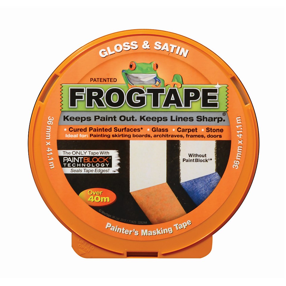 FrogTape For Gloss & Satin Masking Tape - 36m x 41.1m