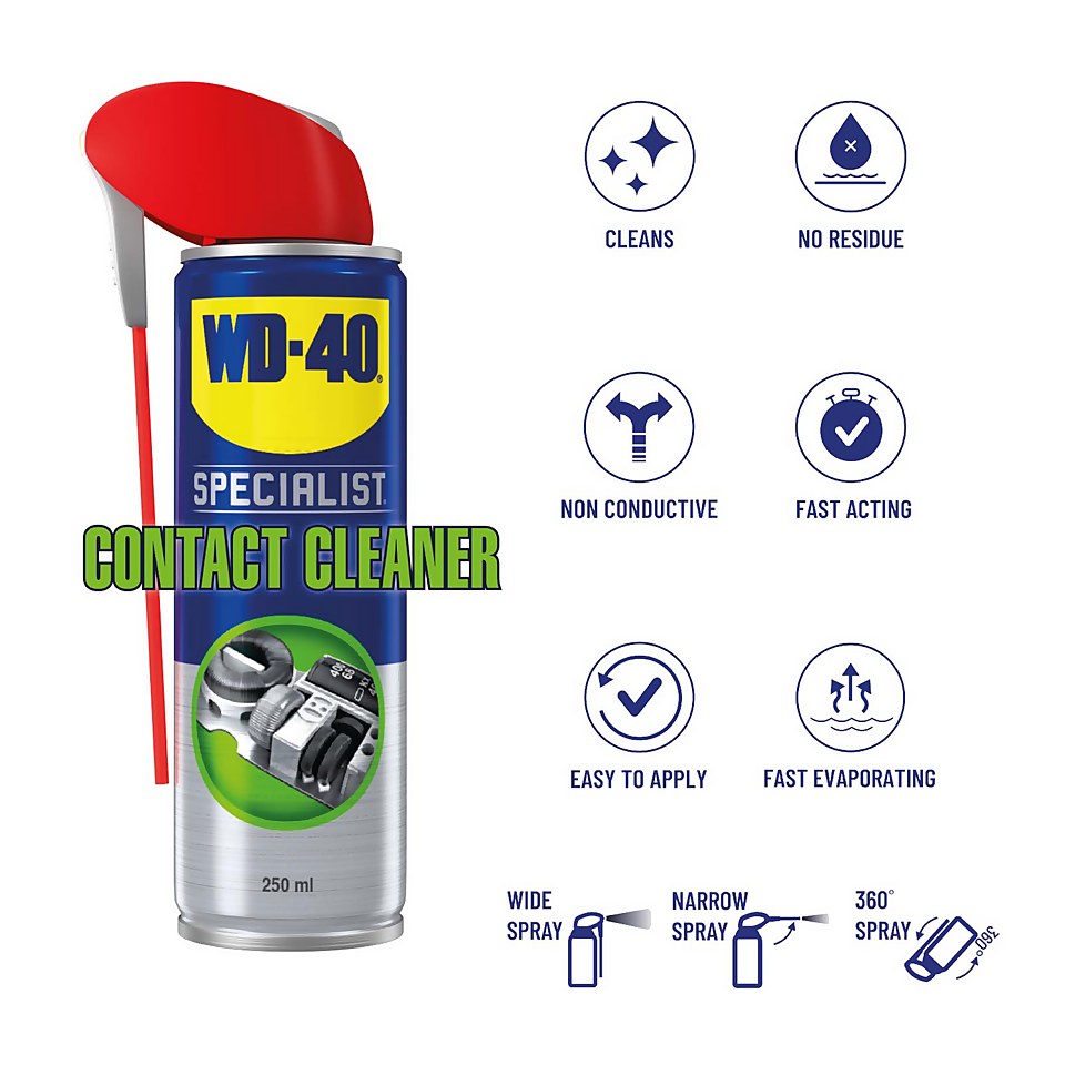 WD-40 Specialist Fast Drying Contact Cleaner - 250ml