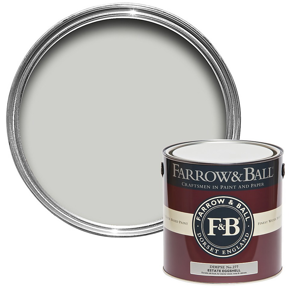 Farrow & Ball Estate Eggshell Paint Dimpse No.277 - 2.5L