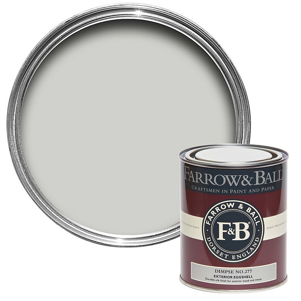 Farrow & Ball Exterior Eggshell Paint Dimpse No.277 - 750ml