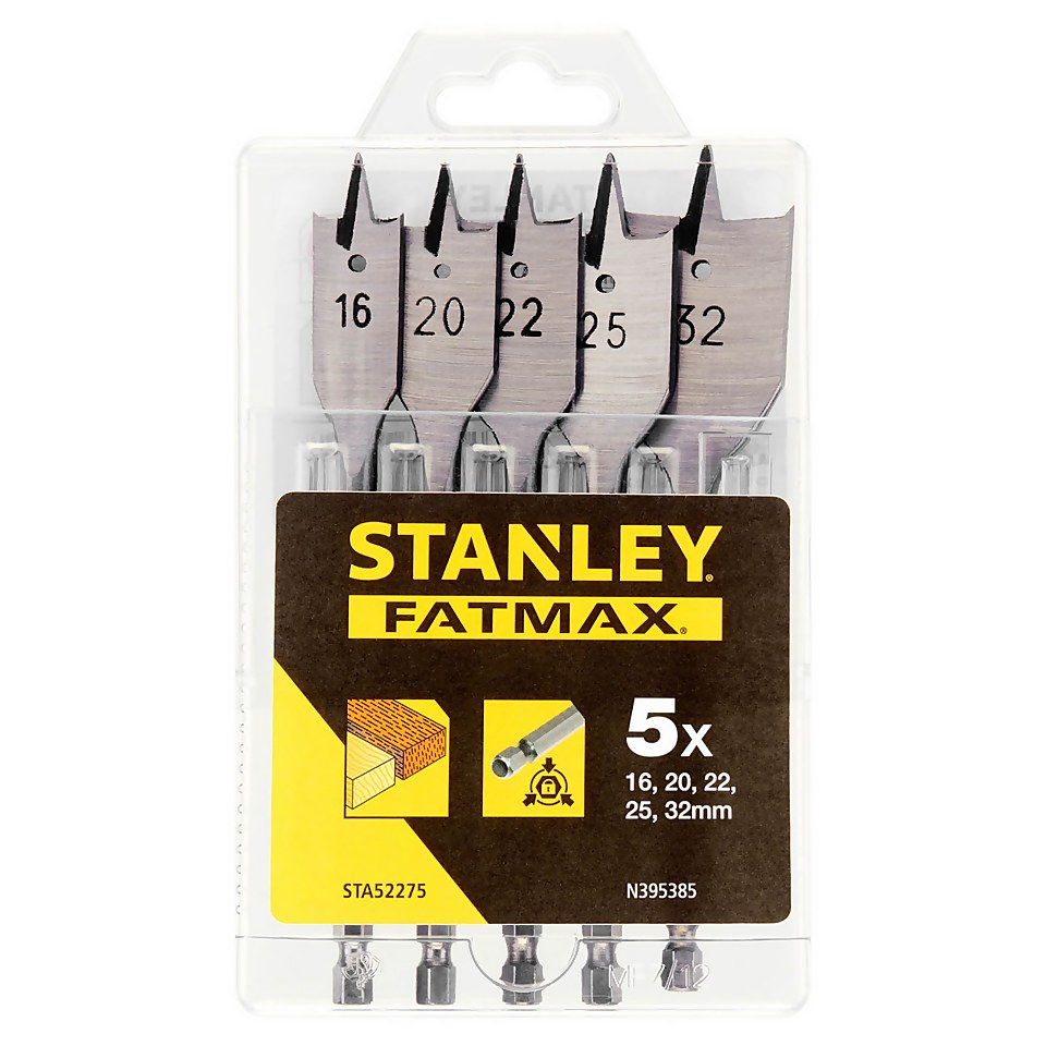 STANLEY FATMAX 5 Piece Flat Wood Set (STA52275-XJ)