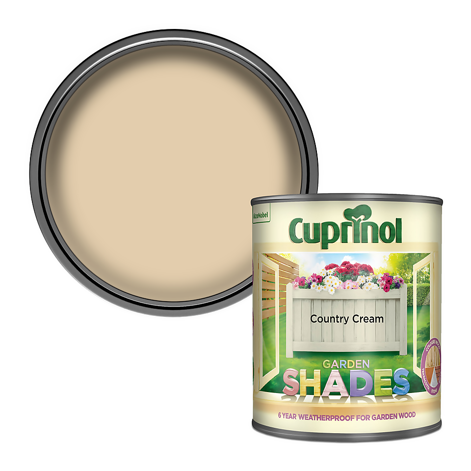 Cuprinol Garden Shades  Country Cream - 1L