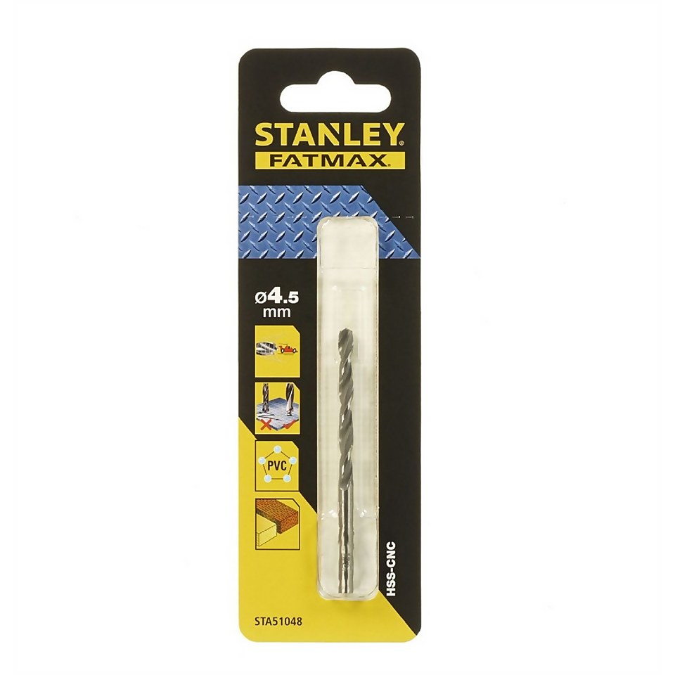 Stanley Fatmax Bullet Metal Drill Bit 4.5mm - STA51048-QZ