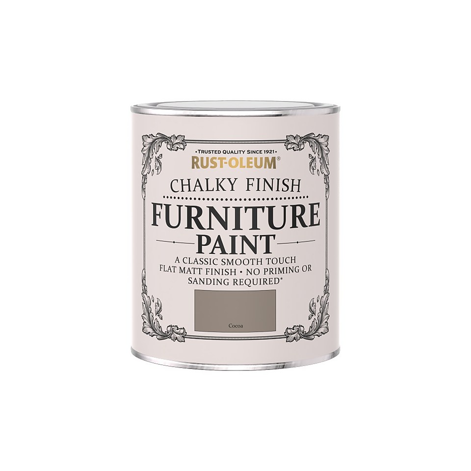 Rust-Oleum Chalky Furniture Paint - Cocoa - 750ml
