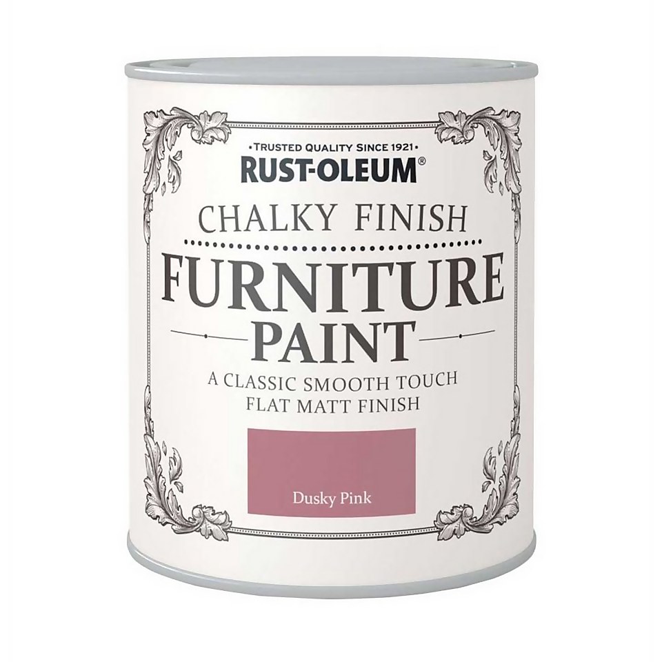 Rust-Oleum Chalky Furniture Paint - Dusky Pink - 125ml