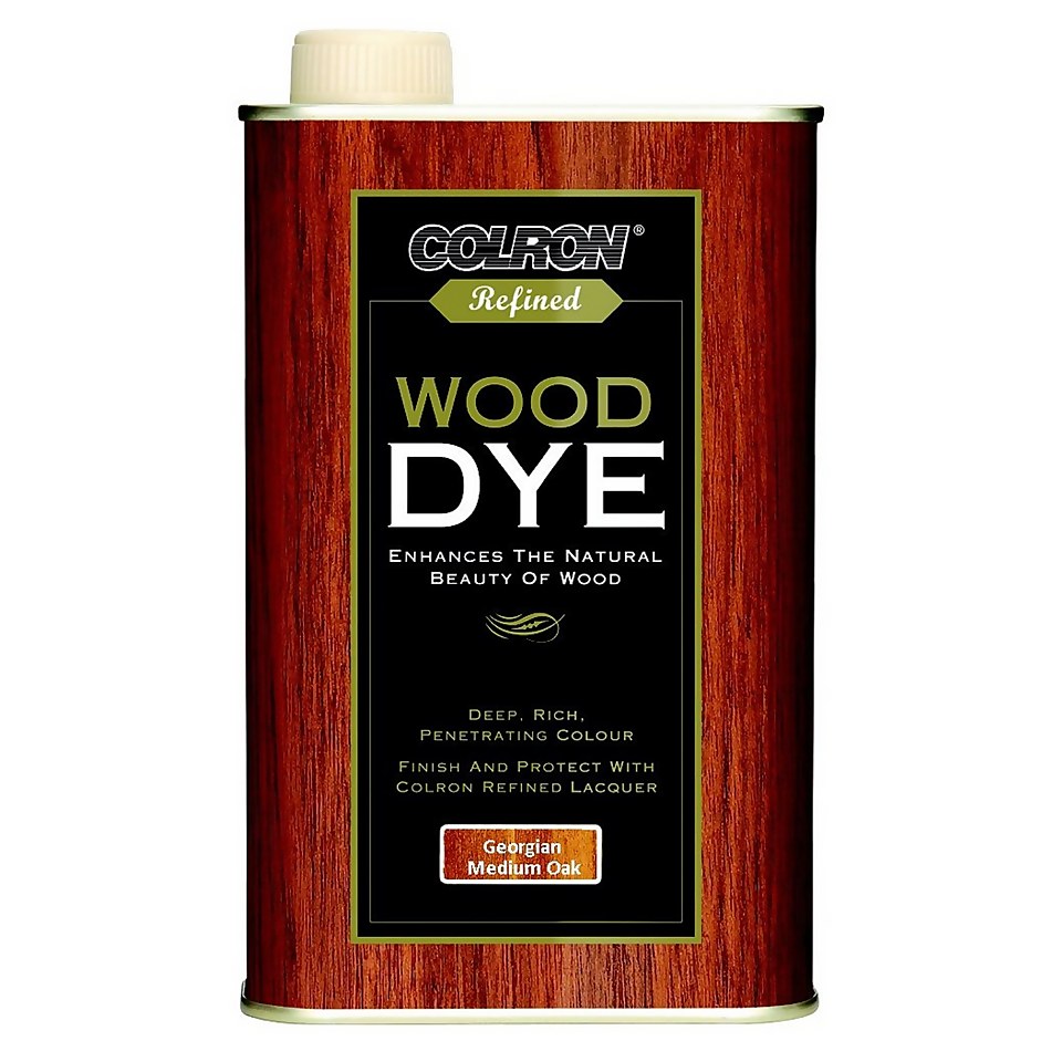 Colron Refined Wood Dye Georgian Medium Oak - 250ml